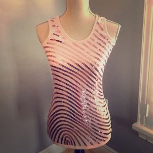 Almost Famous sequined tank